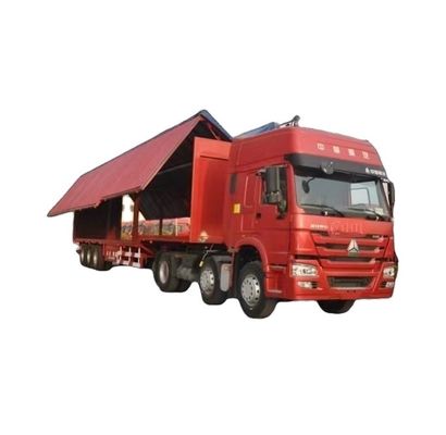 Wosheng 30/40tons Logística Ancho de las alas Van Semirremolque Sistema de freno de doble línea WABCO