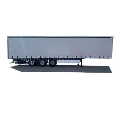 OTTC 3 Ejes 40ft 45ft Cortina Blanca Camión Deslizante lateral Semirremolque para el mercado ruso