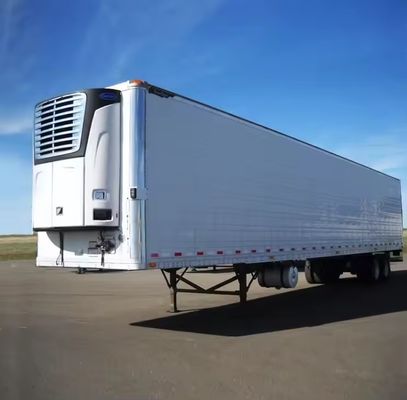 2024 Modelos más recientes 40/45/53 pies Refrigerador remolque congelador Semi remolque con pescado congelado