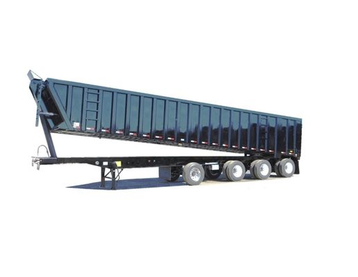 Transporte de grano de piedra arenisca trasero Semi remolque para ShanDong WS 3 ejes 20-100Tons