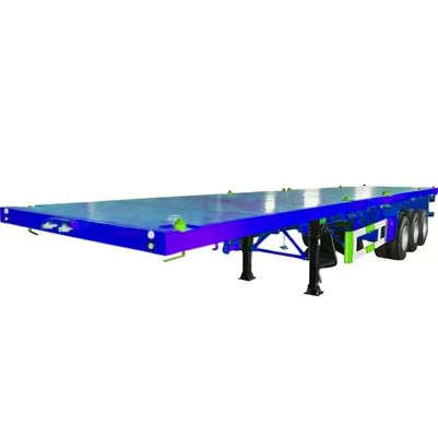 Transporte de contenedores de 20 pies y 40 pies con cerradura giratoria de contenedores WS de 50 pies o 53 pies Remolques de cama plana