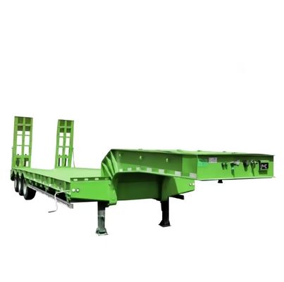 Semi-remolque de transporte con cuello de ganso de 3 ejes con suspensión mecánica/aire