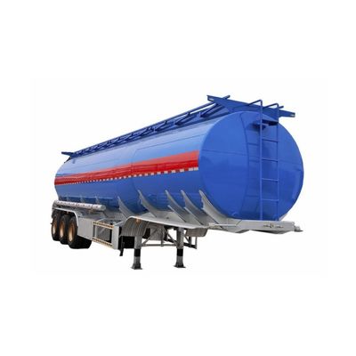 Semi-remolque para el transporte de 45000 litros de petróleo diesel y combustible de petróleo con solicitud del cliente
