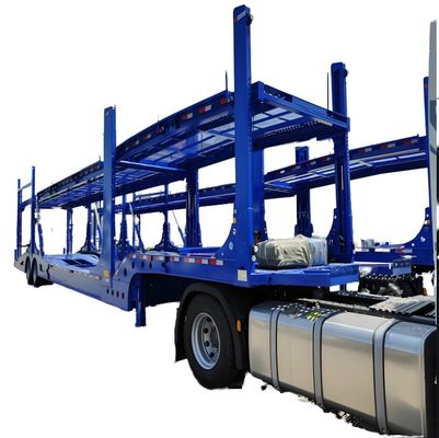 Carga útil máxima 30000 kg 2/3 de eje Carro de transporte Semi camión Remolque para el transporte de vehículos