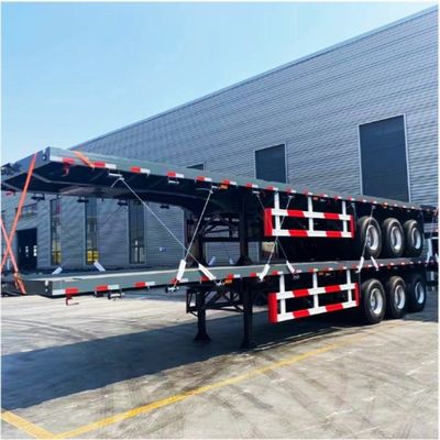 12 Semiremolque de cama plana de 30 a 100 toneladas y remolque de camión