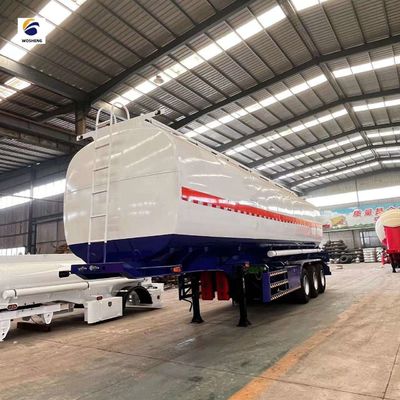 2000L 60000L 3 Ejes Cisterna de combustible de gasolina / queroseno / tanque de diesel Semi remolque