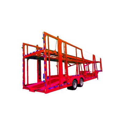 WS Vehículo Dos Ejes SAF 8 Coches Remolque de transporte Remolque de transporte de automóviles para Rusia