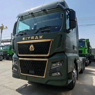 Usado Sinotruk Sitrak C9H 6X4 540HP Dirección de mano derecha hombre Euro6 Tractor automático remolque