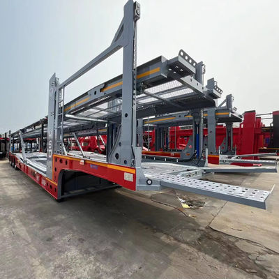 Transporte de coches eficientemente con 2/3 Ejes 6-10 Unidades Car Carrier Trailer desde Directamente