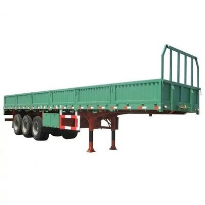 Remolque de camión tipo de pared ligero Semi remolque lateral de Shangdong WS Tare Peso 7500kgs