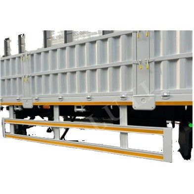 Remolque de camión tipo de pared ligero Semi remolque lateral de Shangdong WS Tare Peso 7500kgs
