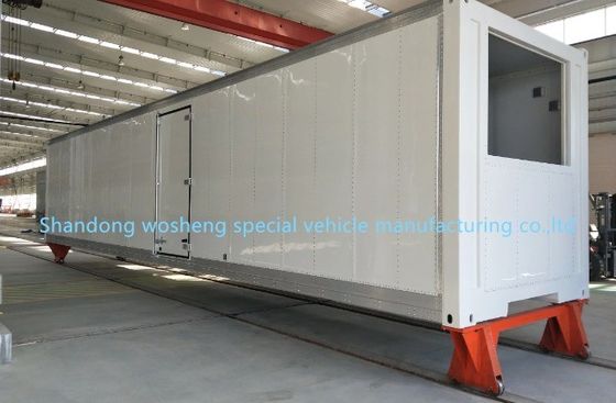 Refrigerador congelador semi camión remolques con ejes 13T/16T de Wosheng