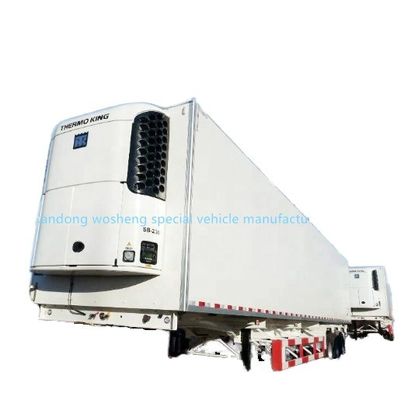 Acero 3 Eje 40/45f/48ft Refrigerador Semirremolque Perfecto para el transporte de alimentos fríos