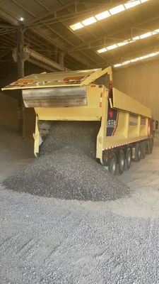 Remolque de camión con correa de rastreo inteligente modelo Wosheng y correa transportadora automática