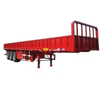 Buena exportación de 13m 3 semi remolque de muro lateral del eje con alta carga útil y material de acero