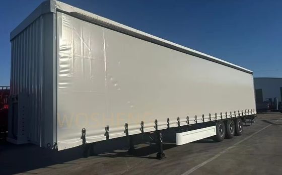 Trailer de camión deslizante con suspensión mecánica / aerodinámica Wosheng