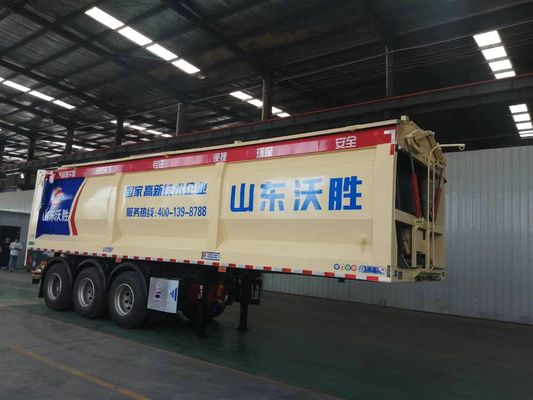 Wosheng último modelo trasero semi remolque con Wabco RE 6 sistema de frenado de válvula de relé