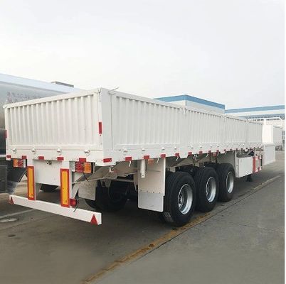 7500kg Tare peso a granel Cargo cerca Semi-remolque con tablero de metal de profesional