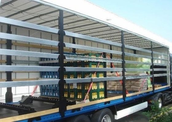 Wosheng 3 Ejes 40ft 45ft PVC impermeable cortina lateral semirremolque para el expreso y la logística