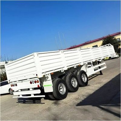 3 4 Ejes 30-60 toneladas Remolque de pared lateral Recinto Semirremolque y remolque de camión con normas