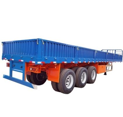 Semiremolque para transporte de carga pesada de 40-100 toneladas con 3 ejes