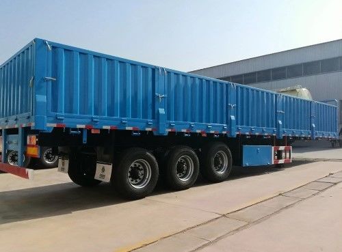 Semiremolque para transporte de carga pesada de 40-100 toneladas con 3 ejes
