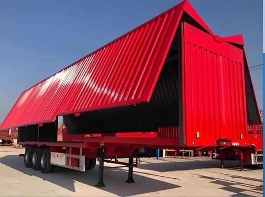 Suspensión mecánica/aérea de 3 ejes Semirremolque de envergadura para el transporte logístico de carga