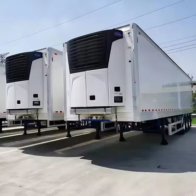 Semi-remolque refrigerado de 3 ejes 45FT personalizado para camión semi-congelador
