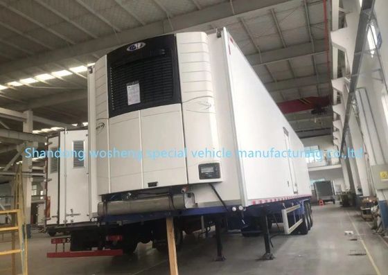 Semi-remolque refrigerado de 3 ejes 45FT personalizado para camión semi-congelador
