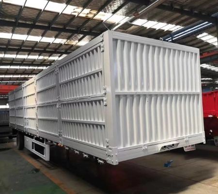 40ton 60ton 80ton Pared lateral Pared lateral Semi remolque de pared fabricado por Wabco
