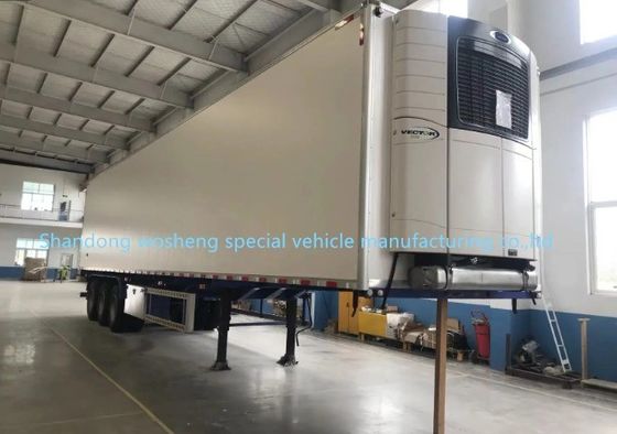 Acero de rendimiento 40ft 45ft 53ft congelador semirremolque refrigerador camión semirremolque