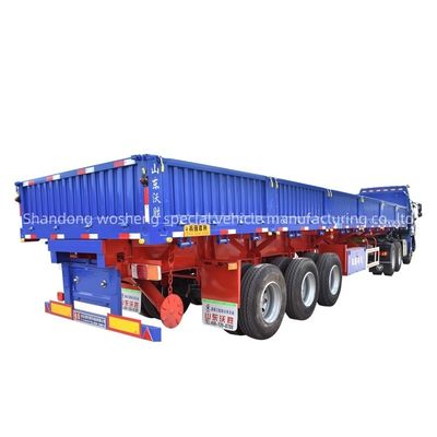Camión de remolque lateral remolque con 2 &quot;o 3.5&quot; King Pin lado de remolque Dump Semi camión