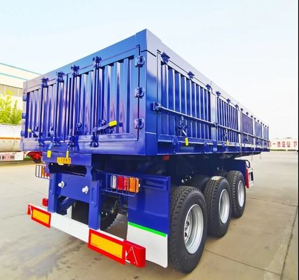 Trailers de descarga lateral con múltiples ejes 45 CBM Trailers de descarga lateral con descarga lateral