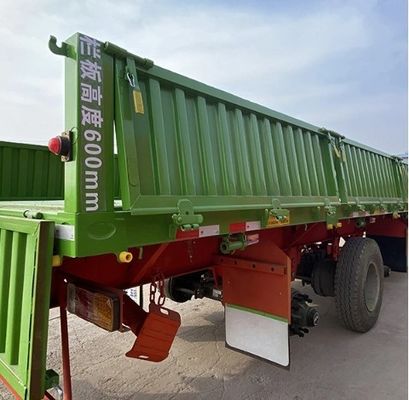Semirremolque de 3 ejes de 40 toneladas de 60 toneladas de caída de pared lateral de pared lateral de camión de transporte de carga