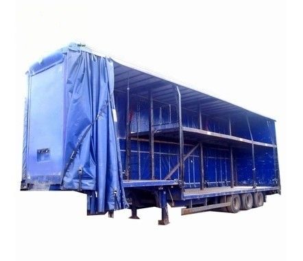 WS 2/3/4 Ejes Semiremolque lateral de telón para cortinas para bebidas y verduras