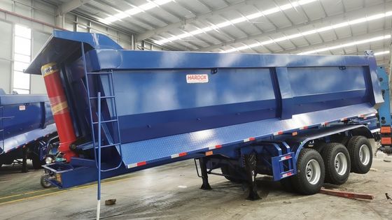 Semirremolque trasero de 40 a 80 toneladas con sistema de frenos de doble línea y gran capacidad de carga útil