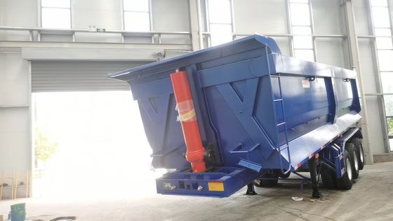 Semirremolque trasero de 40 a 80 toneladas con sistema de frenos de doble línea y gran capacidad de carga útil