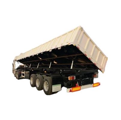 2 &quot; 50 mm o 3,5 &quot; 90 mm King Pin Tri-Axle Elevador hidráulico con tirador lateral y semi remolque