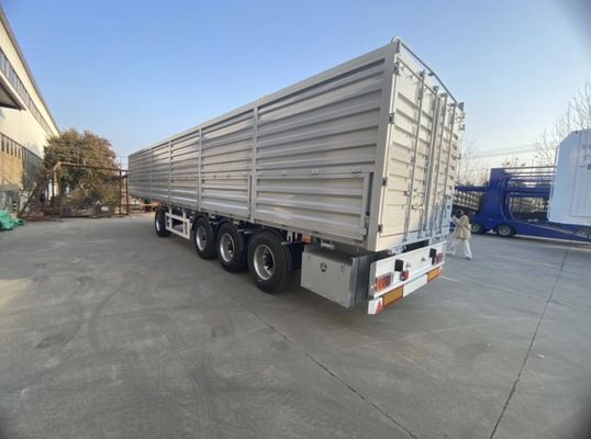 Carga máxima de 40 a 80 toneladas Semirremolque de 40 toneladas de Wosheng Triaxle con material de acero