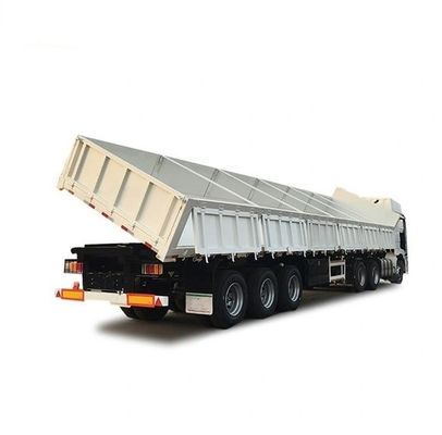 Semi-remolque de descarga lateral Wosheng con 90 w mm*13/16 mm de espesor