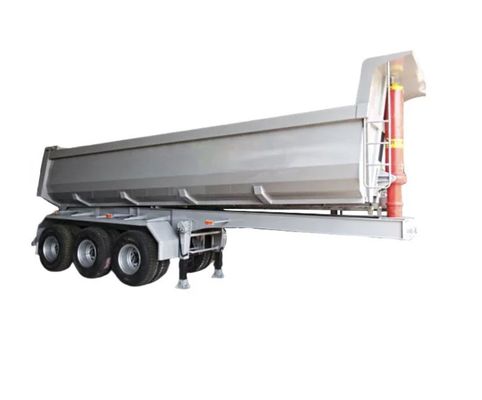 Trailers traseros de descarga de grano de tipo 60T/80T U para el transporte de grano de piedra arenisca