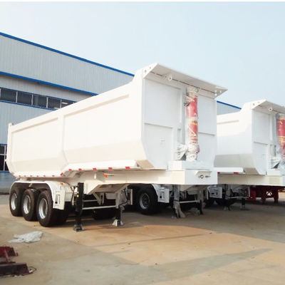 Trailers traseros de descarga de grano de tipo 60T/80T U para el transporte de grano de piedra arenisca