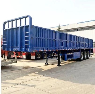 3 Ejes Caída Pared lateral Semi-remolque adecuado para el transporte de carga Diseño de cercas