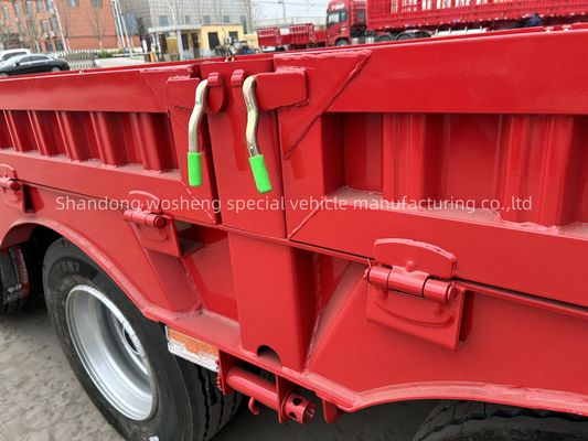 Semiremolque directo de 4 ejes y 16 ruedas de lecho bajo con carga útil máxima de 30TON/60TON/80TON/100TON
