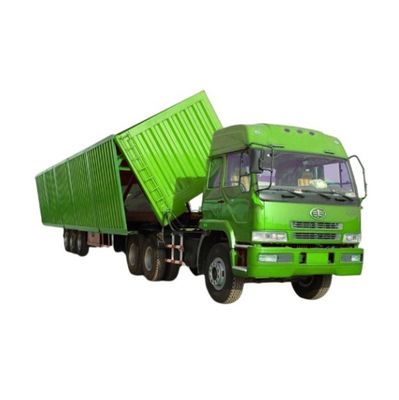 WS Transporte de piedra Durable 3 ejes 50 toneladas camión de descarga lateral semirremolque tirador para solución