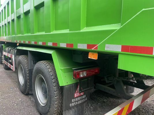 Camión de carga de 45 Cbm de 60 toneladas Remolque trasero de carga para el transporte de grano de piedra arenisca