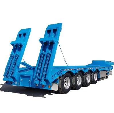 3 Ejes de cuello de ganso Lowboy Low Loader camión remolque para excavadora tenemos usted cubierto