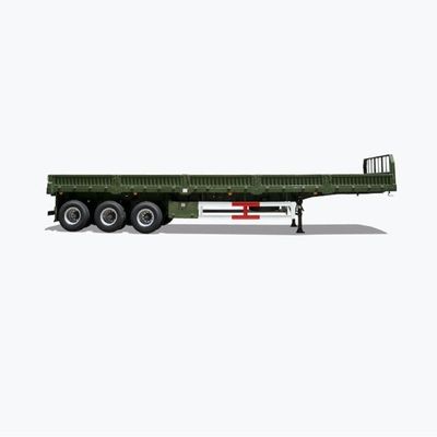 Personalización 30t 40t 3 remolque de eje con pared lateral de acero y valla de tablero desmontable