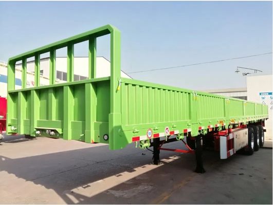 Personalización 30t 40t 3 remolque de eje con pared lateral de acero y valla de tablero desmontable