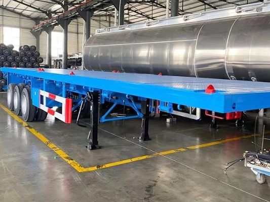 La carga máxima de Wosheng es de 30000 kg. Contenedor de acero de 3 ejes y 4 ejes.